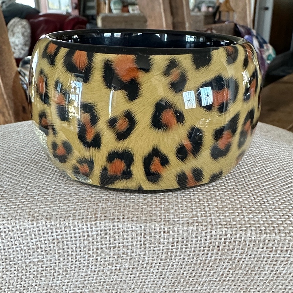 Wild Elegance Leopard Print Cuff